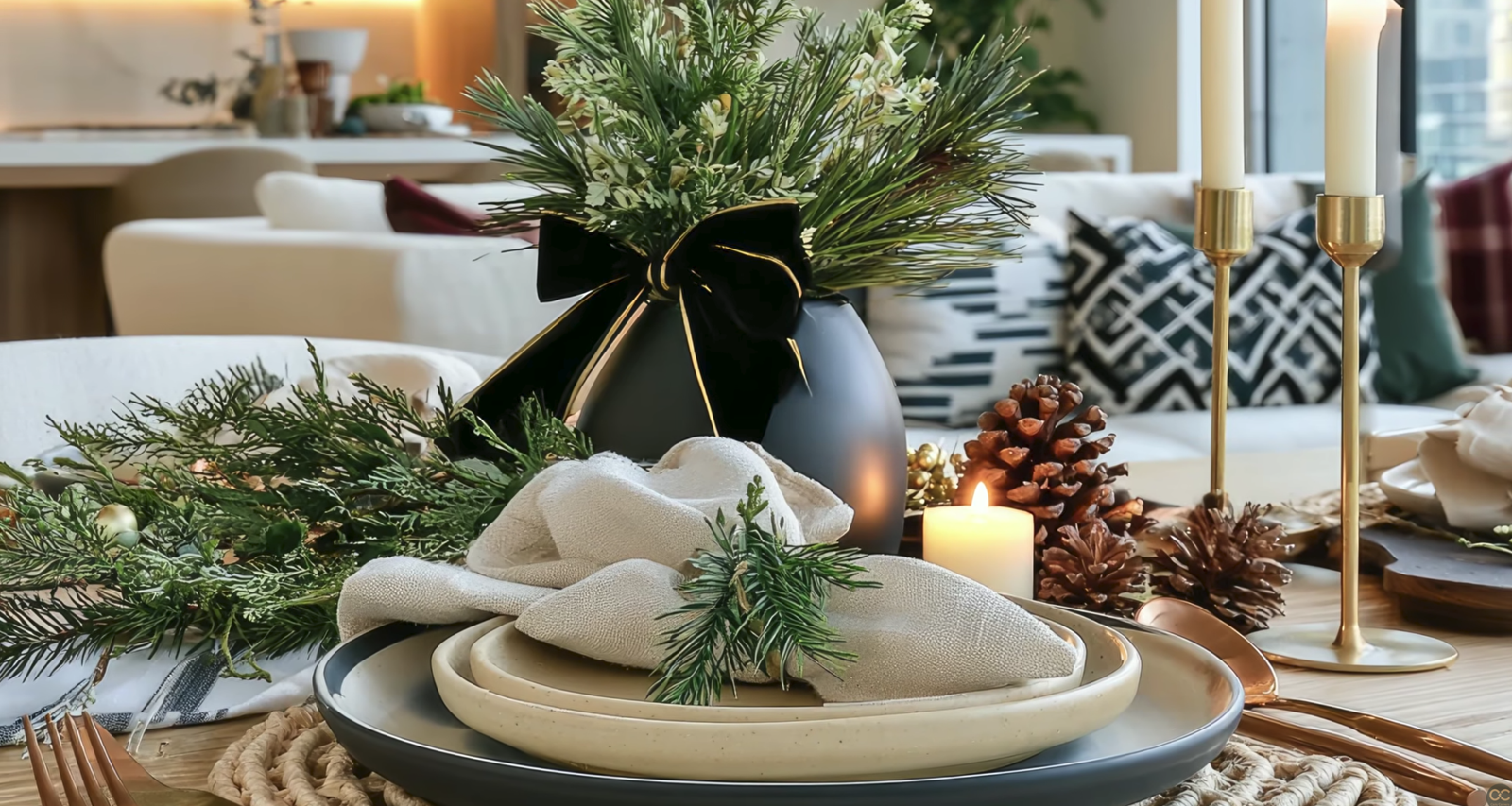 modern christmas decor